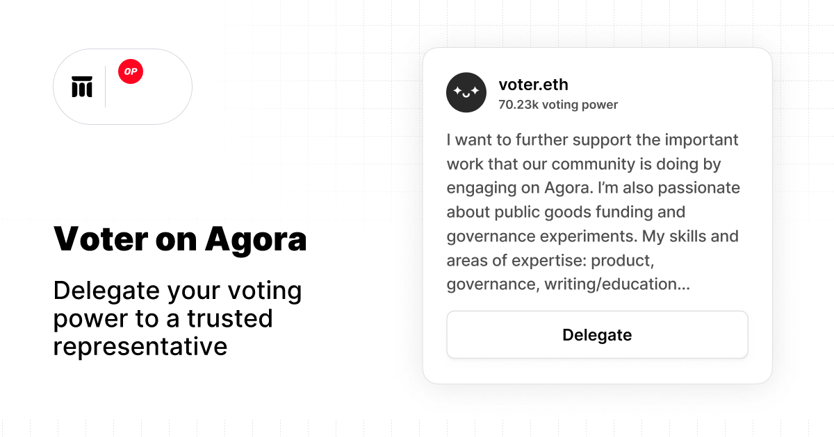 Voter on Agora